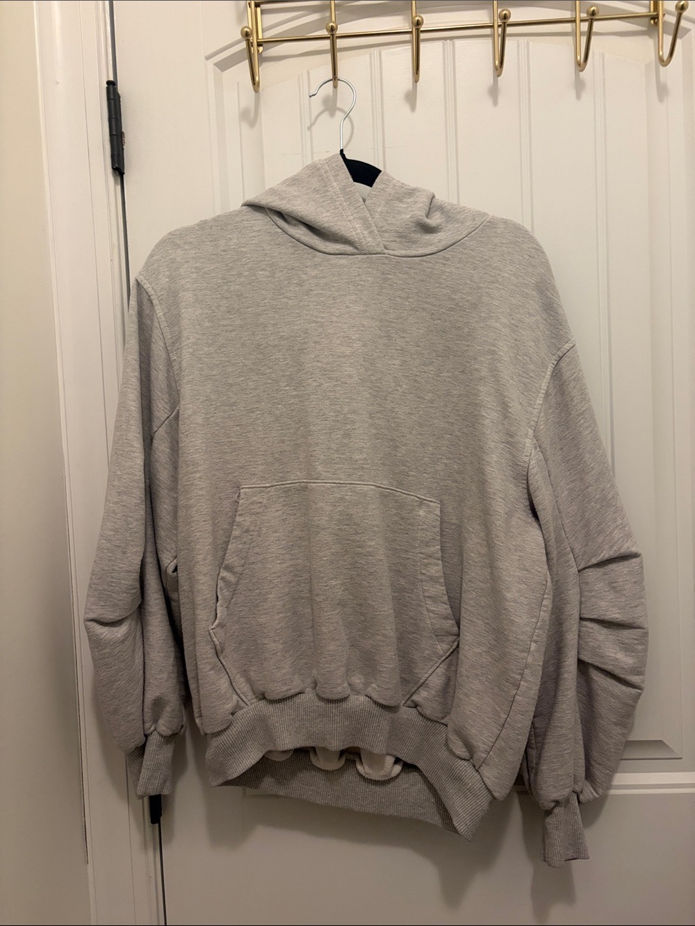 aerie Light Gray Cozy Pullover Hoodie